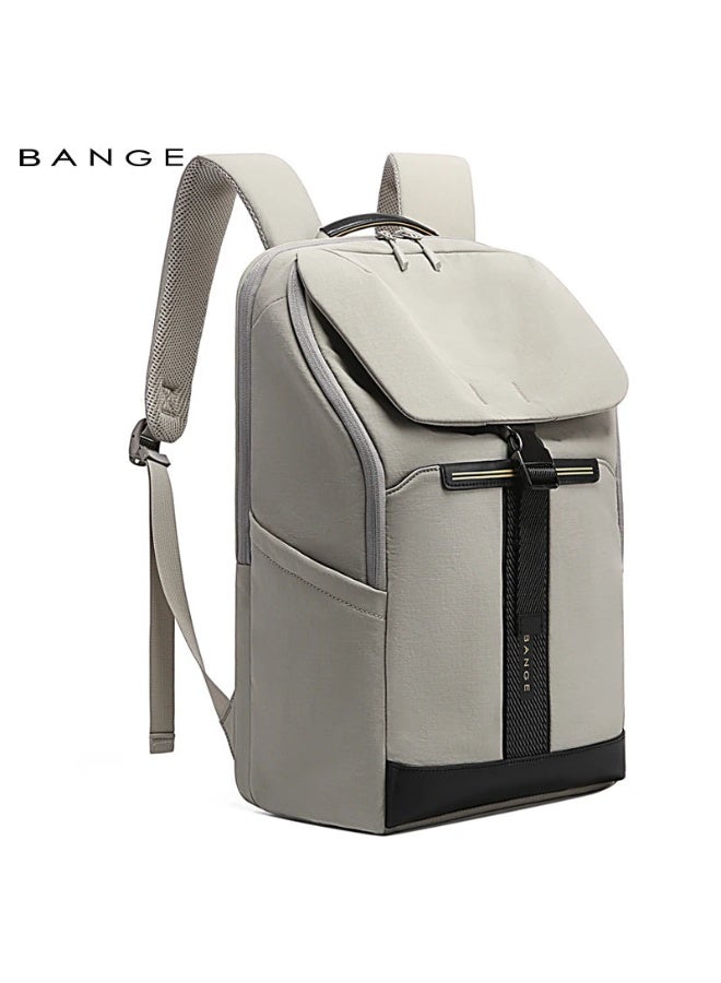 بانجي BANGE 8119 Grey Hot Sell New Arrival Wholesale Soft Lightweight Waterproof Men Casual Laptop Backpack - Image 3